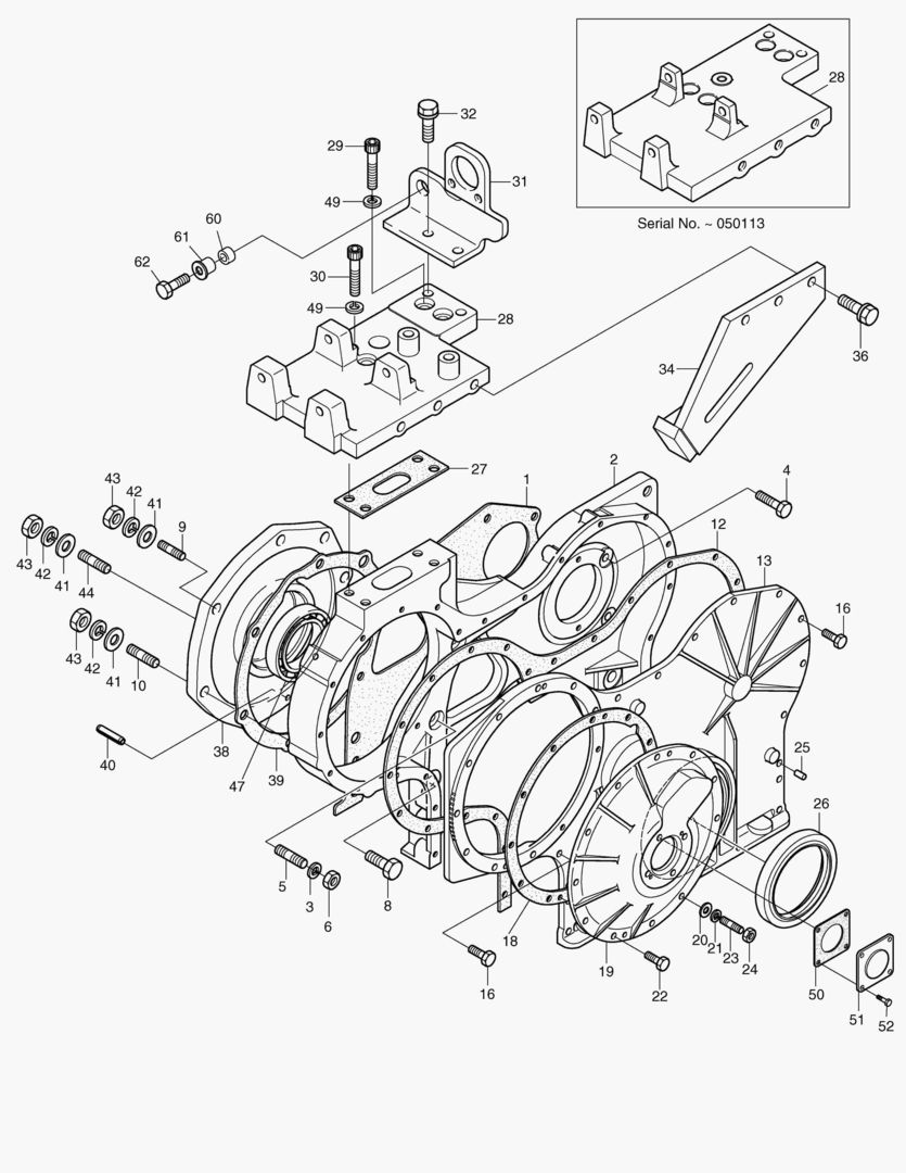 КАРТЕР РАСПРЕДЕЛИТЕЛЬНЫХ ШЕСТЕРЕН