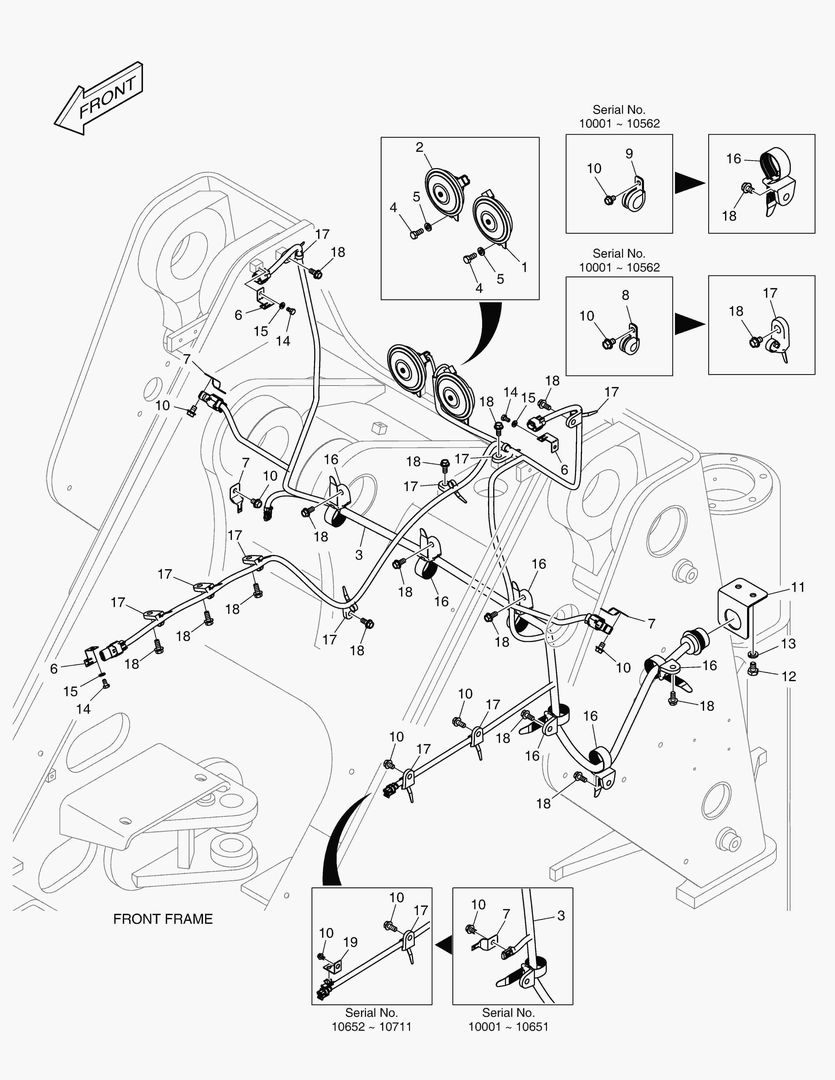 ЭЛЕКТРИЧЕСКИЕ ЗАПЧАСТИ - ФРОНТАЛЬНЫЙ