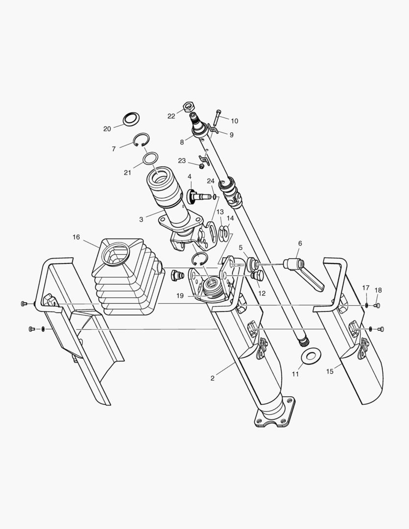 1445 STEERING COLUMN ASS`Y [1305~]