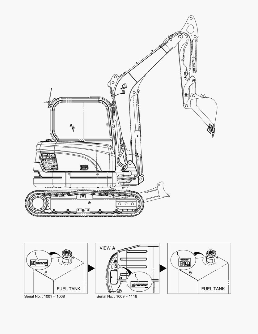 ПРЕДУПРЕЖДАЮЩАЯ ТАБЛИЧКА - ДИЗЕЛЬ(ЭКСПОРТИРУЕМОЕ ОБОРУДОВАНИЕ)