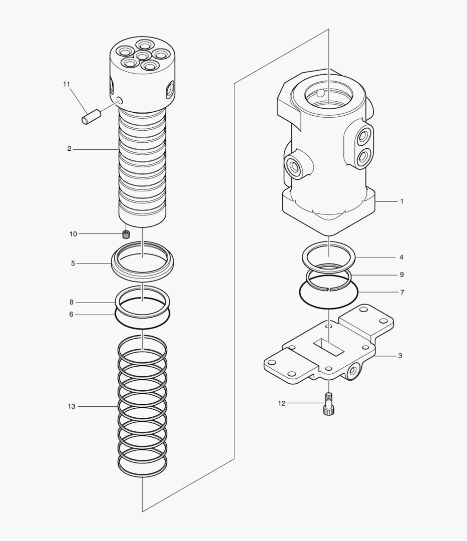 ЦЕНТРАЛЬНОЕ СОЕДИНЕНИЕ - РЕГУЛИРУЕМАЯ ГУСЕНИЦА