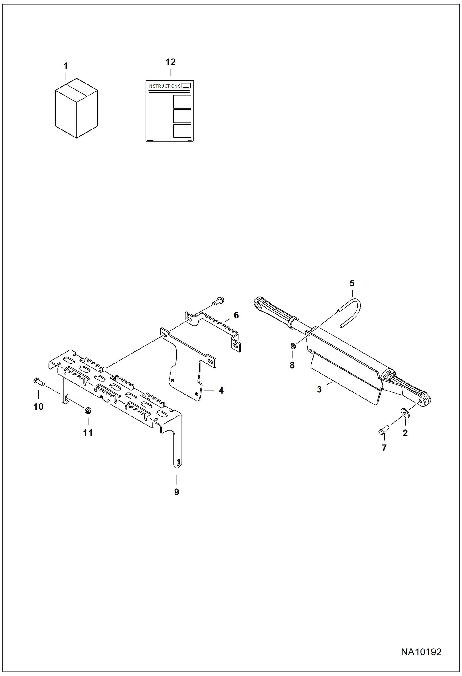 Схема КОМПЛЕКСТ ОГРАЖДЕНИЯ ПИТАНИЯ BOB-TACH