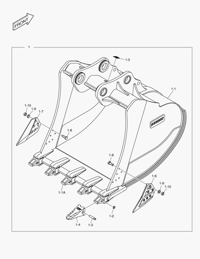 3130 BUCKET ASS`Y - 4.64mВі - H CLASS