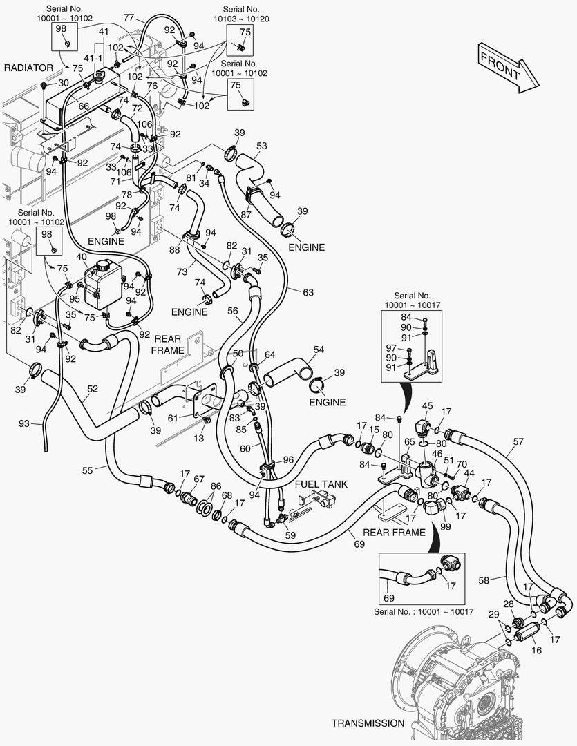 ТУБОПРОВОД МАСЛЯНОГО РАДИАТОРА (1)