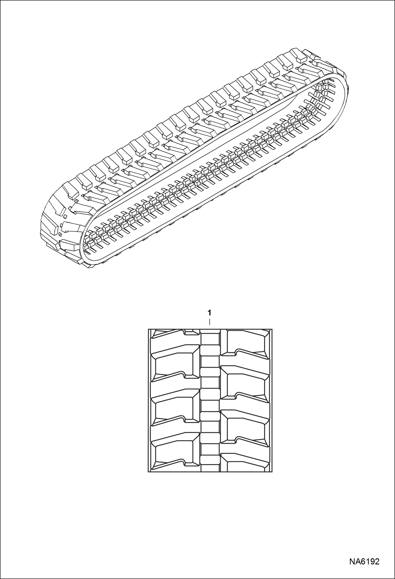 Схема ГУСЕНИЦЫ РЕЗИНОВЫЕ