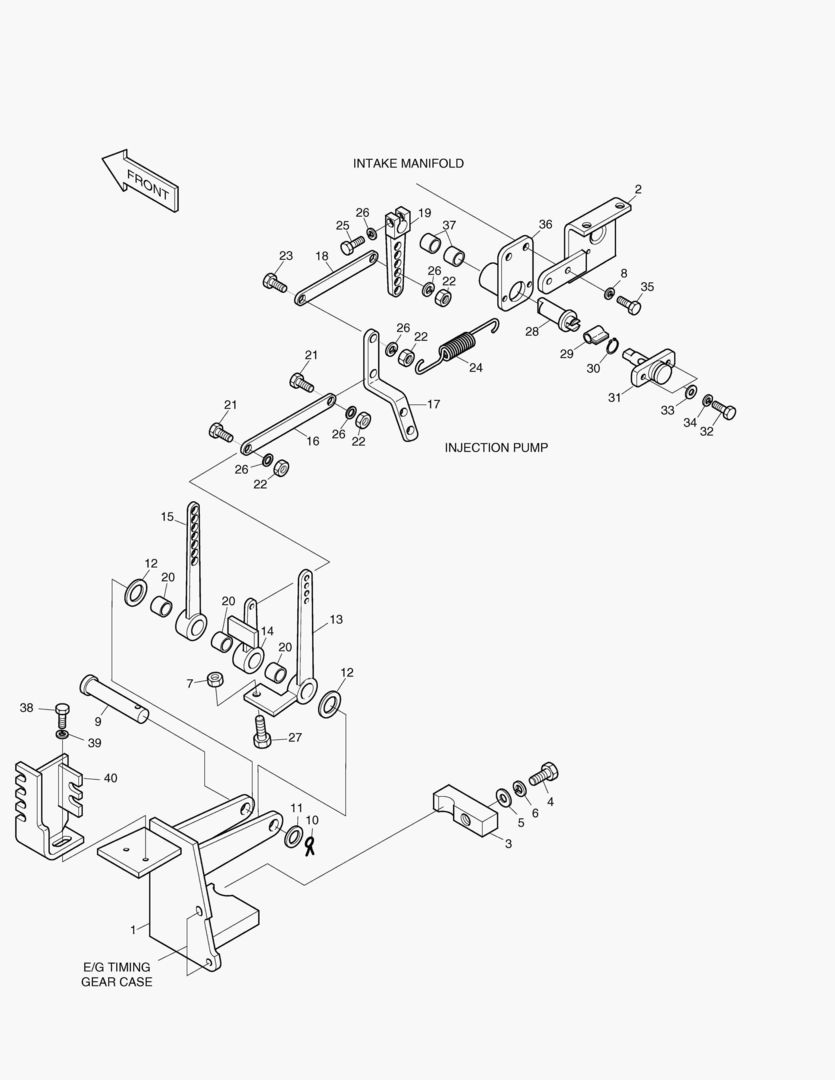 РЫЧАГ В СБОРЕ-ДВИГАТЕЛЬ SUB