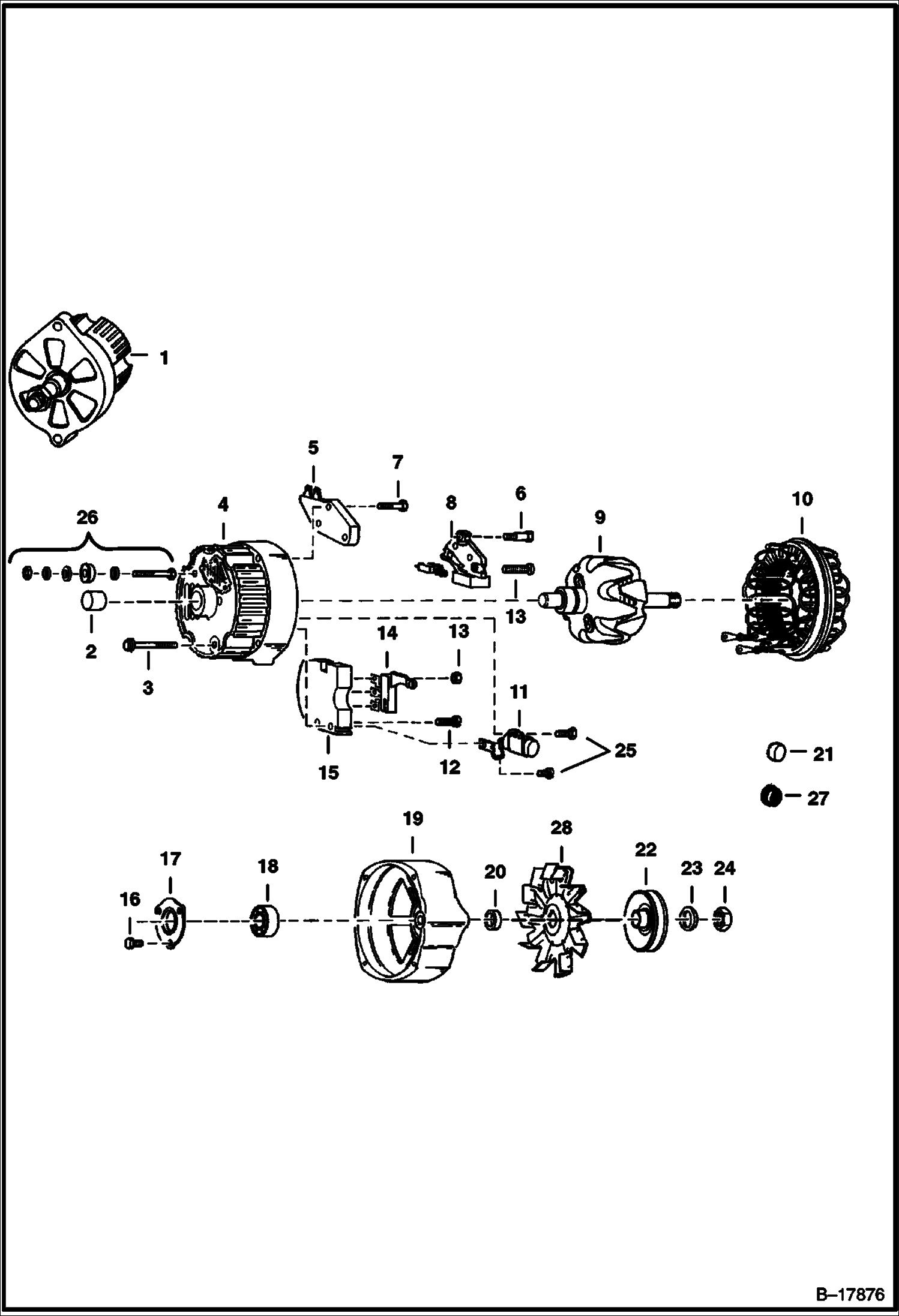 ГЕНЕРАТОР ПЕРЕМЕННОГО ТОКА (DELCO 1105076) (ЗАКРЫТ)