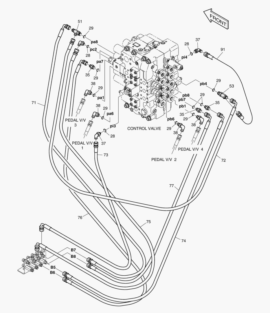 ТРУБОПРОВОД СЕРВОУПРАВЛЕНИЯ(4)