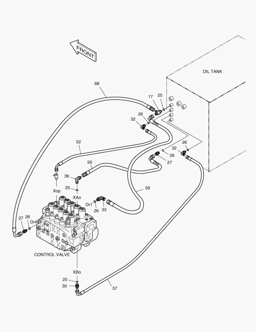 ТРУБОПРОВОД СЕРВОУПРАВЛЕНИЯ(7)