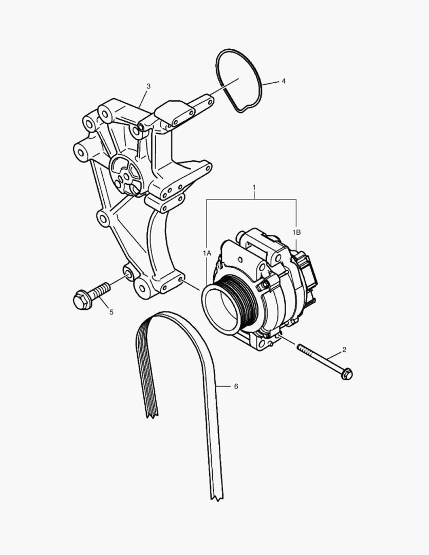 041 ALTERNATOR,MOUNTING