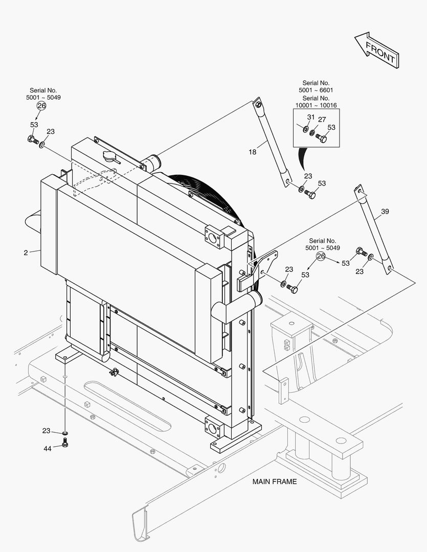 ОПОРТНЫЙ УЗЕЛ РАДИАТОРА