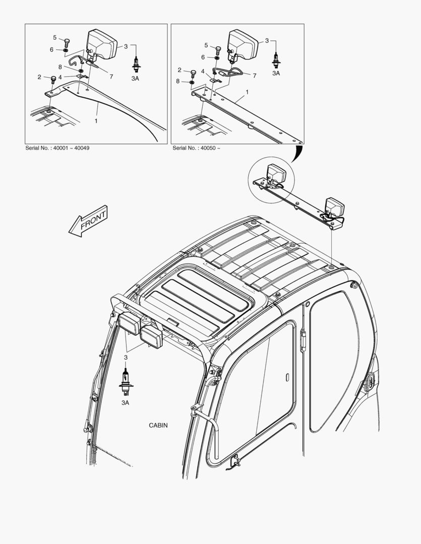 РАБОЧАЯ ФАРА(4-ЛАМПЫ)