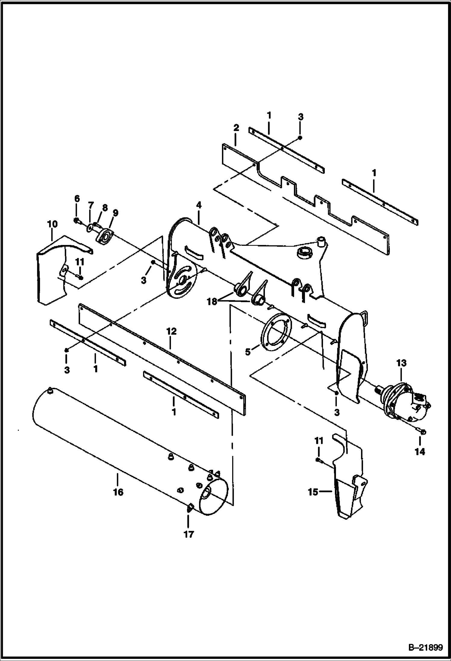 РАМА И ПОДШИПНИК (48-- 651500101 - )