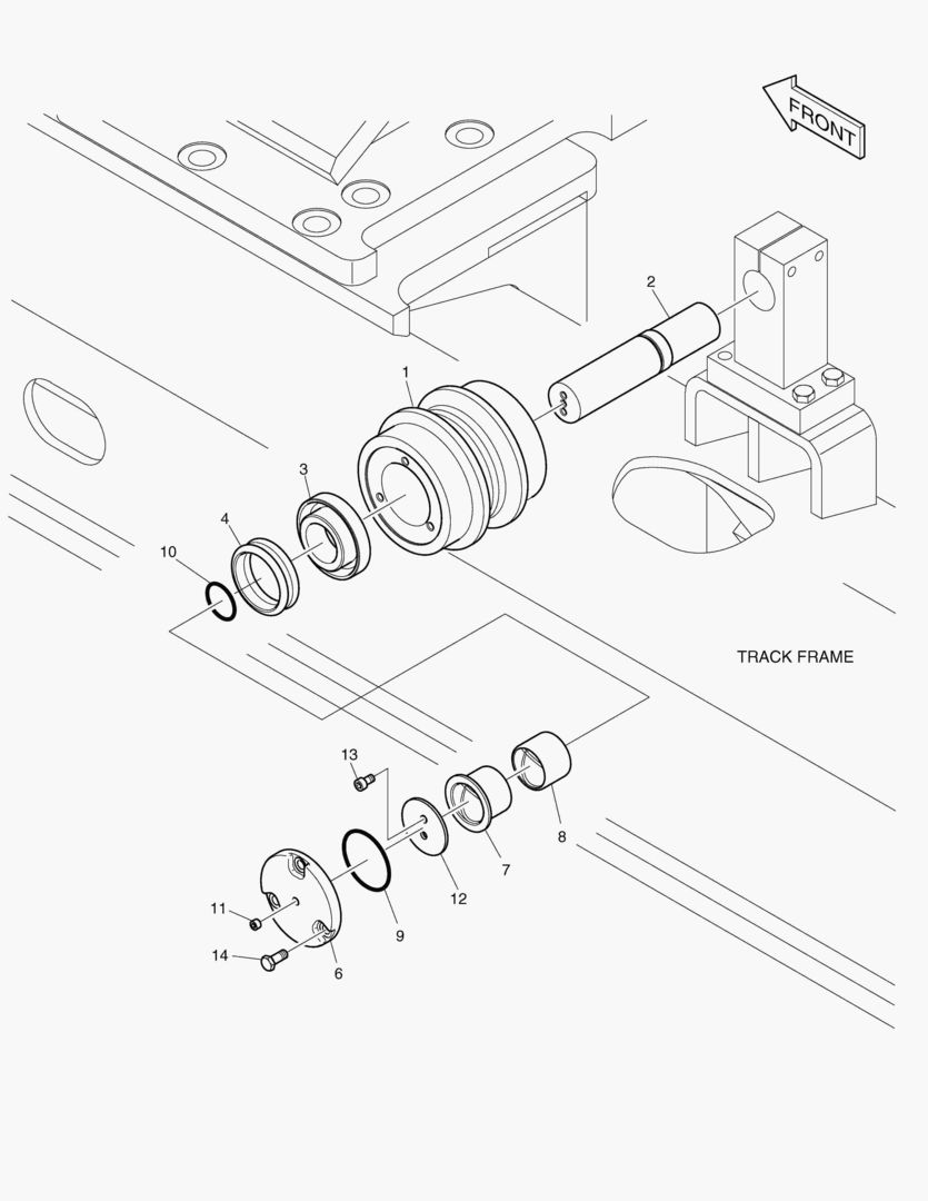 2150 UPPER ROLLER [5001~10038]