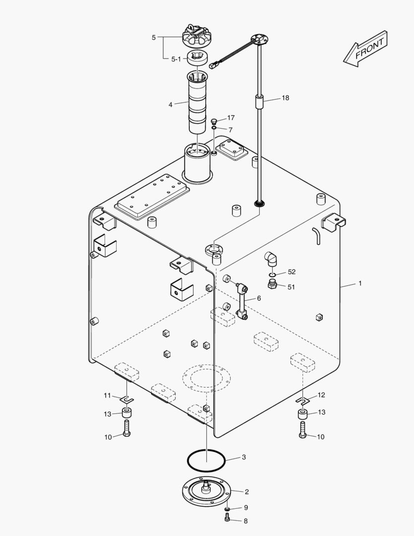 Схема 1220 FUEL TANK [1001~1271]