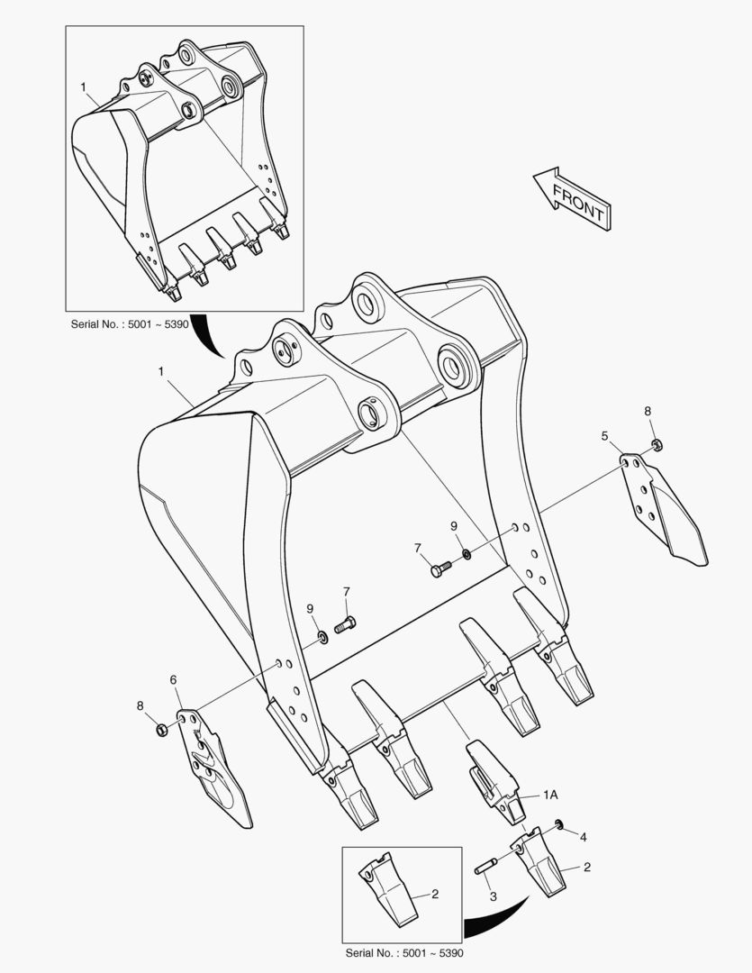 6800 BUCKET ASS`Y - 1.05гЋҐ