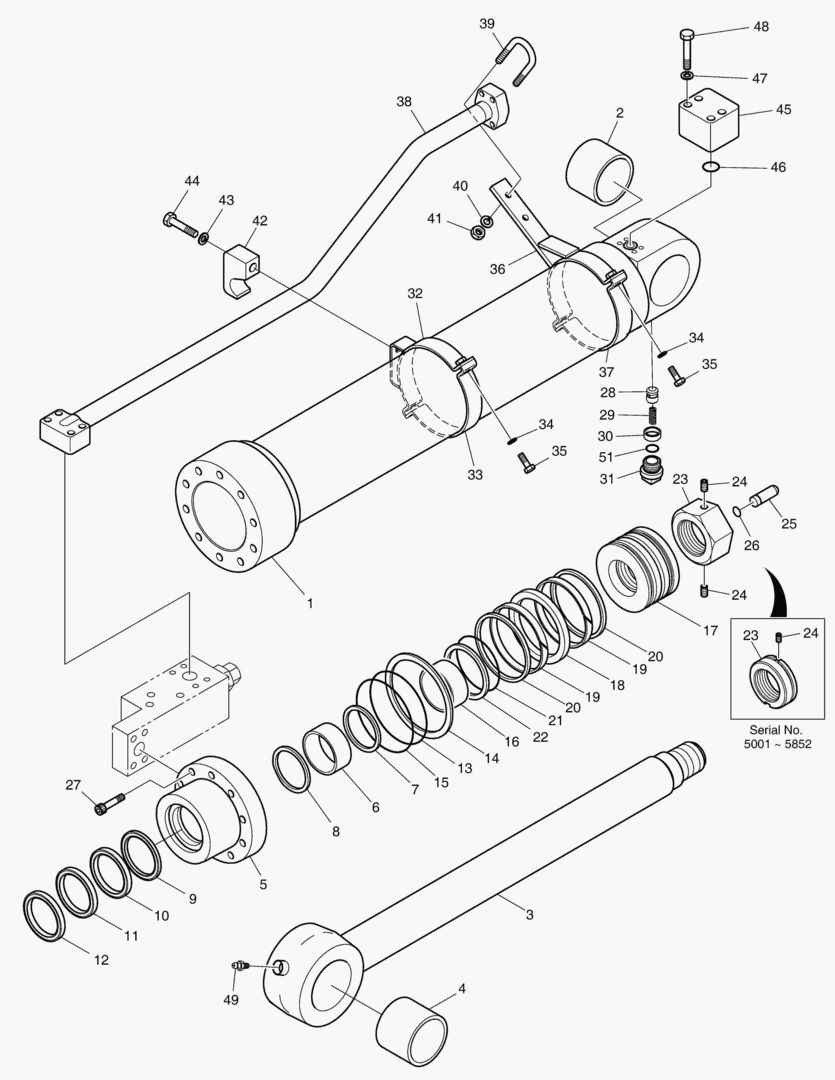 Спецтехника 4520 ARM CYLINDER - LOCK VALVE (ARTI) [5001~5867] - главное фото