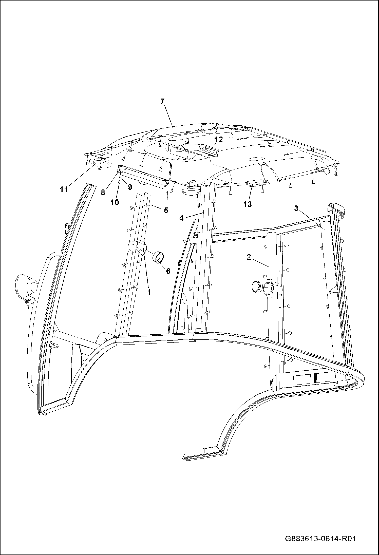 ОБОРУДОВАНИЕ САЛОНА КАБИНЫ В СБОРЕ