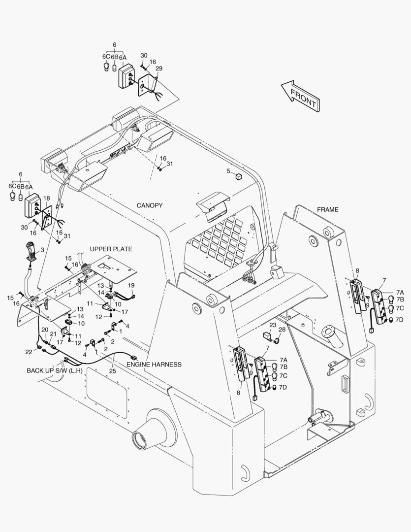 Спецтехника ДОПОЛНИТЕЛЬНАЯ ЛАМПА от Globus Machinery
