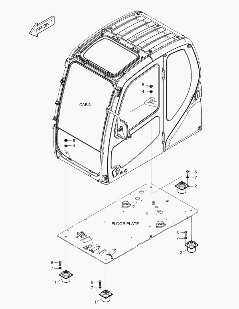 УСТАНОВКА КАБИНЫ