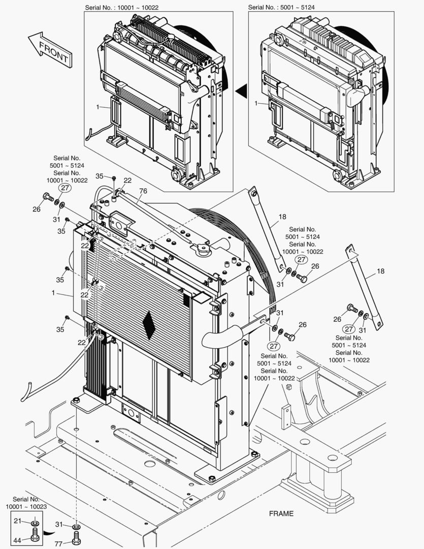 ОПОРТНЫЙ УЗЕЛ РАДИАТОРА