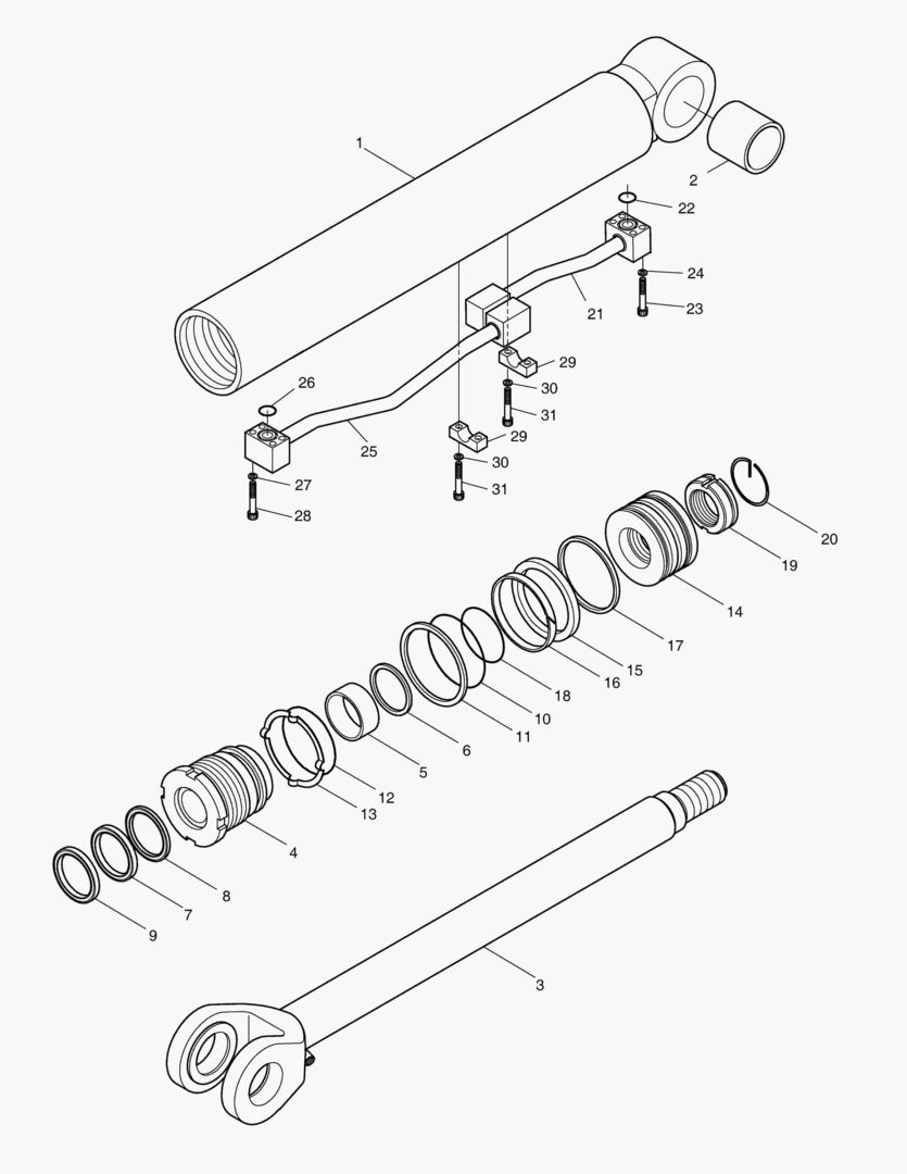Спецтехника 3480 LIFT CYLINDER