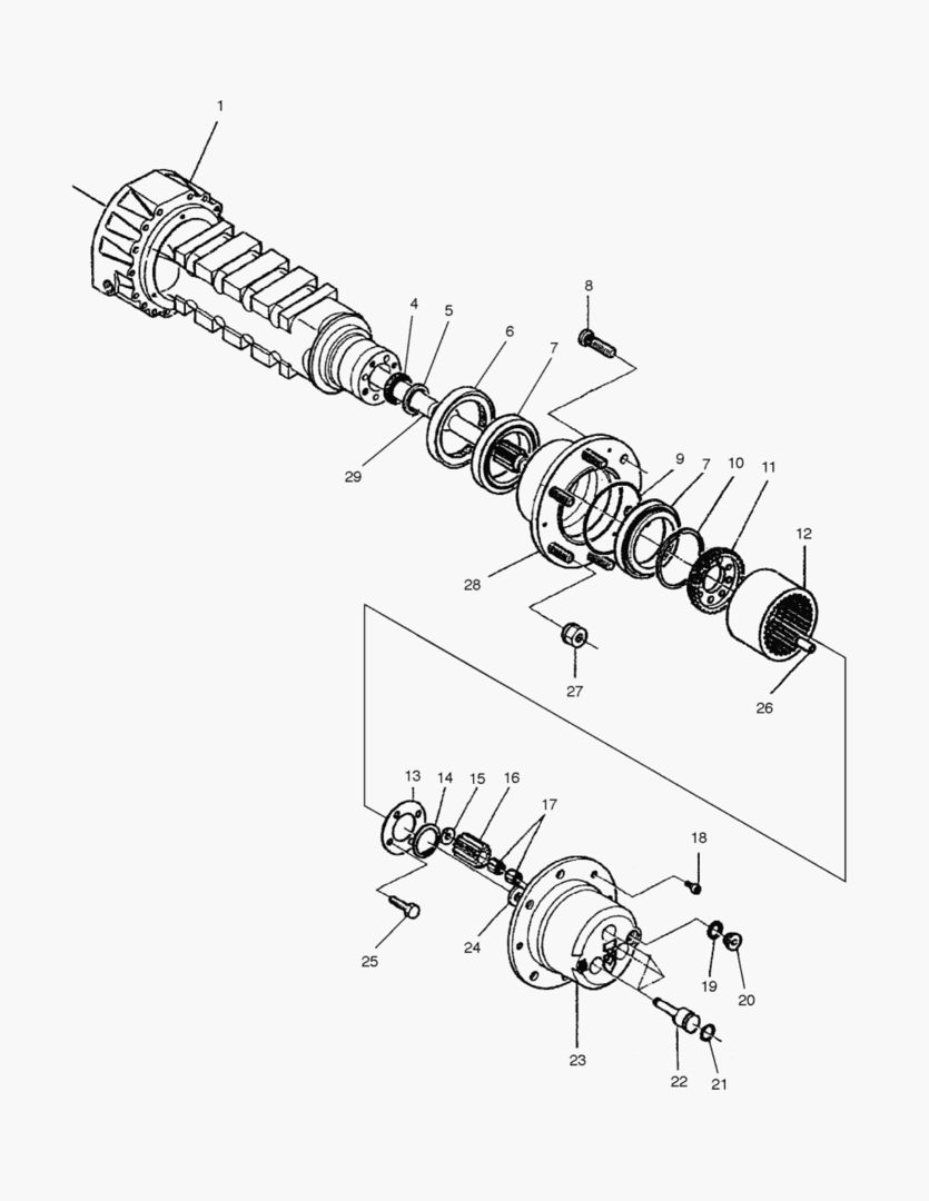 4440 REAR AXLE(3) [5001~7111]