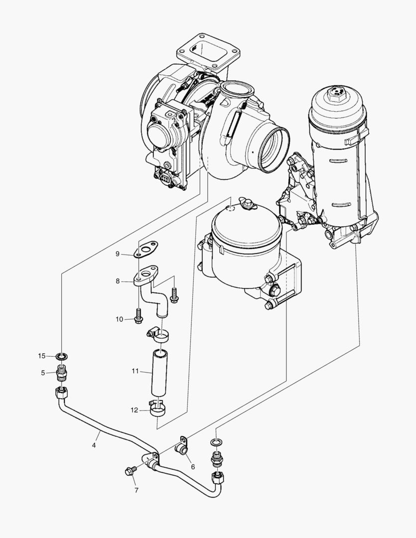 013 LUBRICATION,TURBOCHARGER