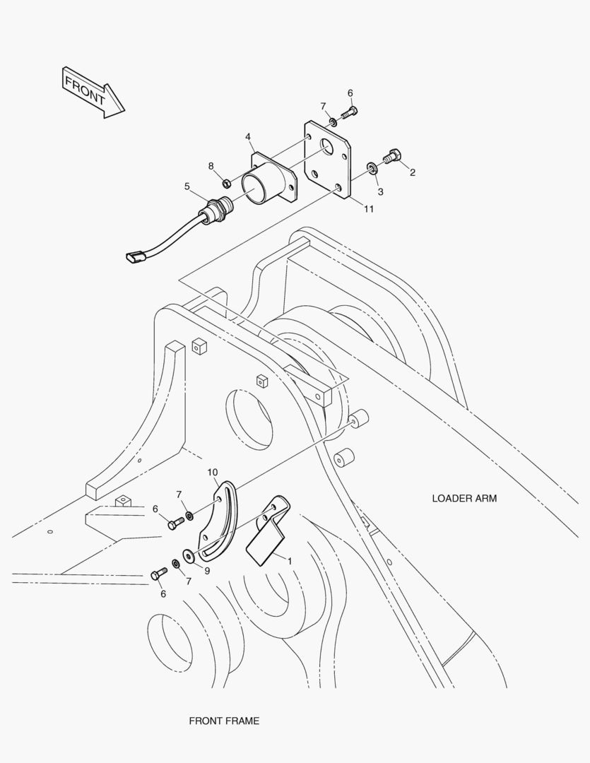 УДАРНАЯ РУКОЯТЬ ПОДЪЕМА В СБОРЕ