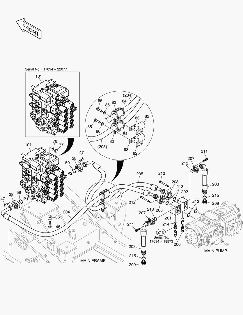 1272 MAIN PIPING(1) - PUMP [17094~]