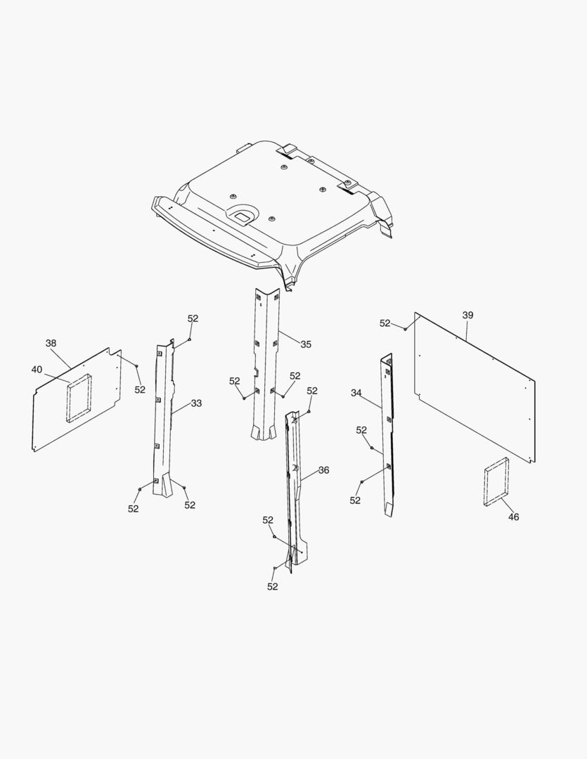 КАБИНА(2) - ВНУТРЕННИЕ ЛИСТЫ