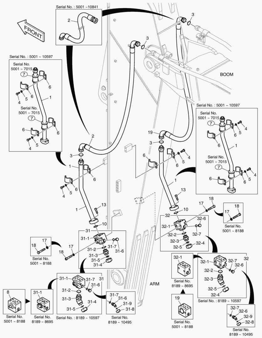Спецтехника 6510 ARM PIPING - ONE & TWO WAY(ARM 3.75m) - главное фото