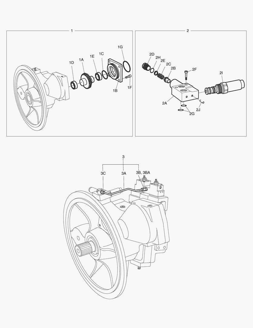 Спецтехника 4130 MAIN PUMP-COVER & HYD. LINE - главное фото