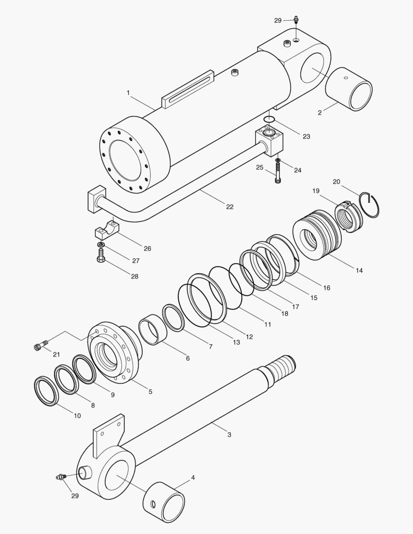Спецтехника 3510 BUCKET CYLINDER [5001~10184] - главное фото