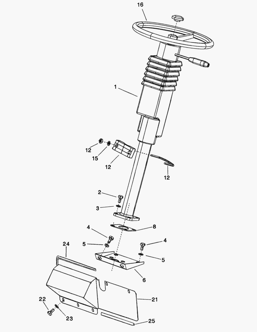 G075-29 STEERING COLUMN [410252~]