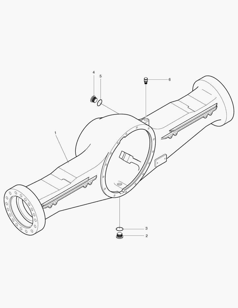 ЗАДНЯЯ ОСЬ КОРПУСА-ОПЦИЯ