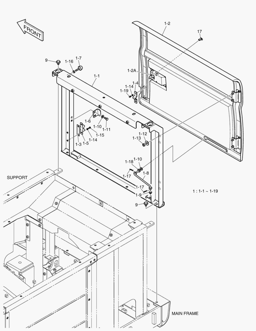БОКОВАЯ ДВЕРЬ - ПРАВОСТОРОННИЙ