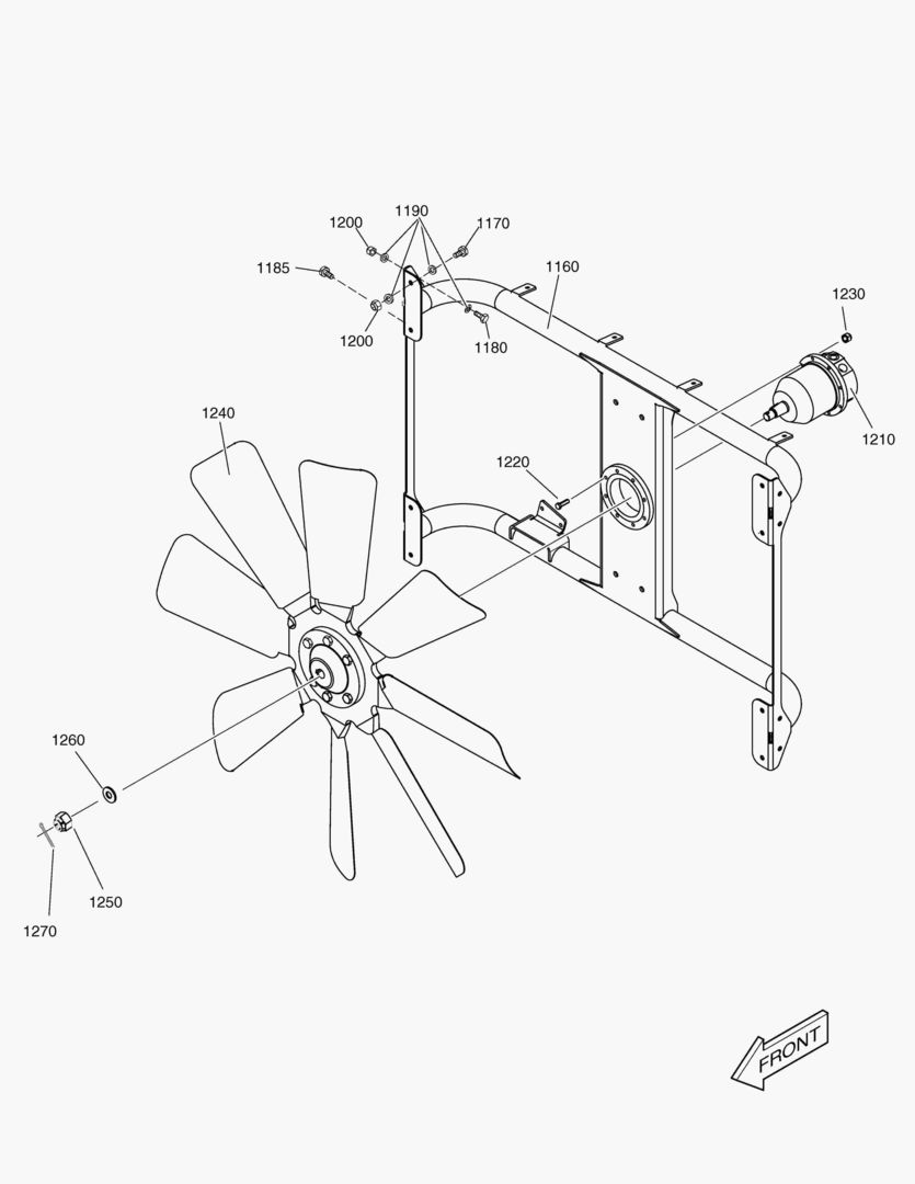 Схема G040-50 FAN BEAM ASS`Y