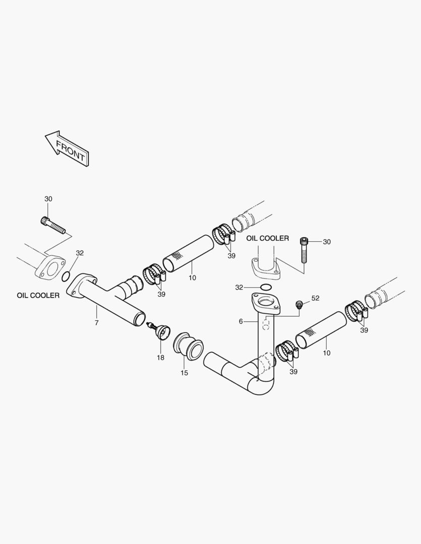 ТУБОПРОВОД МАСЛЯНОГО РАДИАТОРА(3)