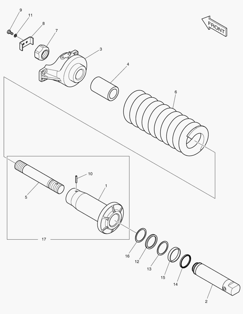 ПРУЖИНЫ ГУСЕНИЦЫ