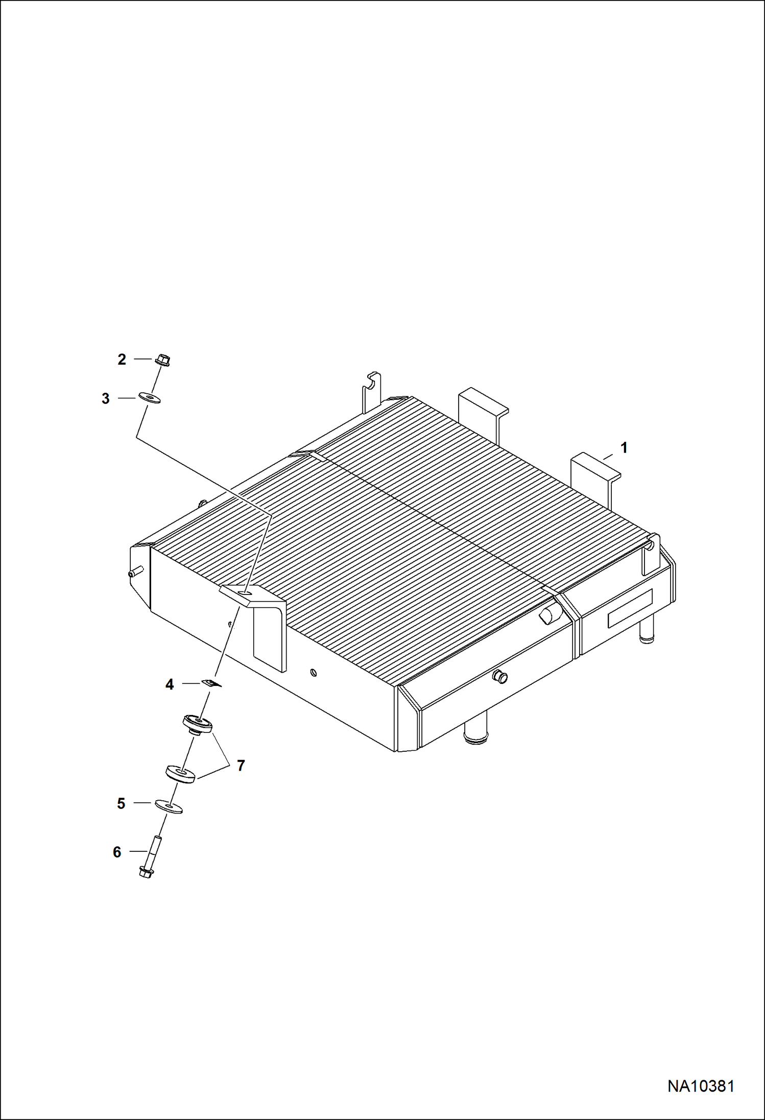 КАМЕРА ОХЛАЖДЕНИЯ В СБОРЕ (СЕРИЙНЫЙ НОМЕР AZN911239 И ВЫШЕ)