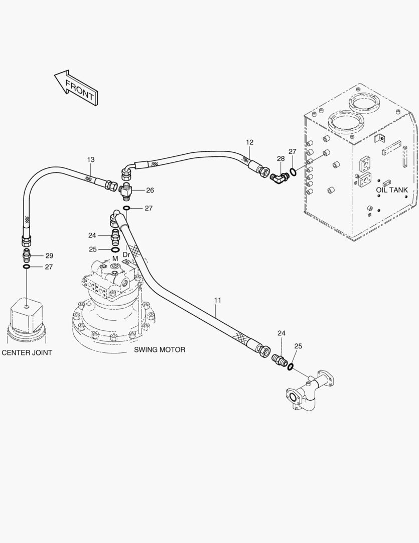 ТУБОПРОВОД МАСЛЯНОГО РАДИАТОРА(3)