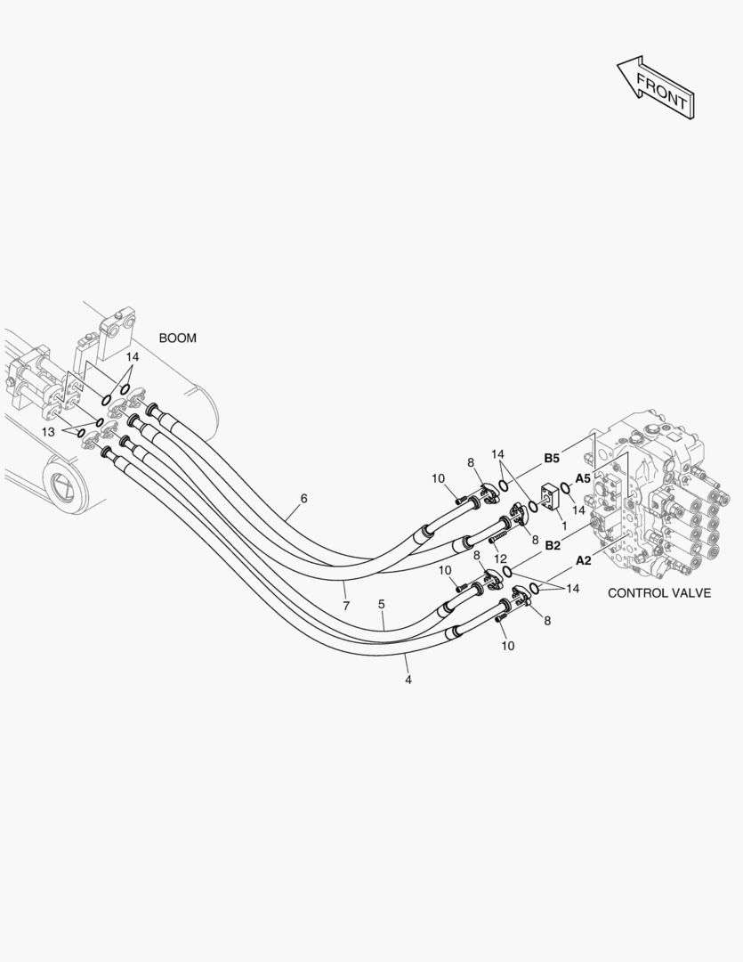1310 MAIN PIPING(3) - ARM & HEEL