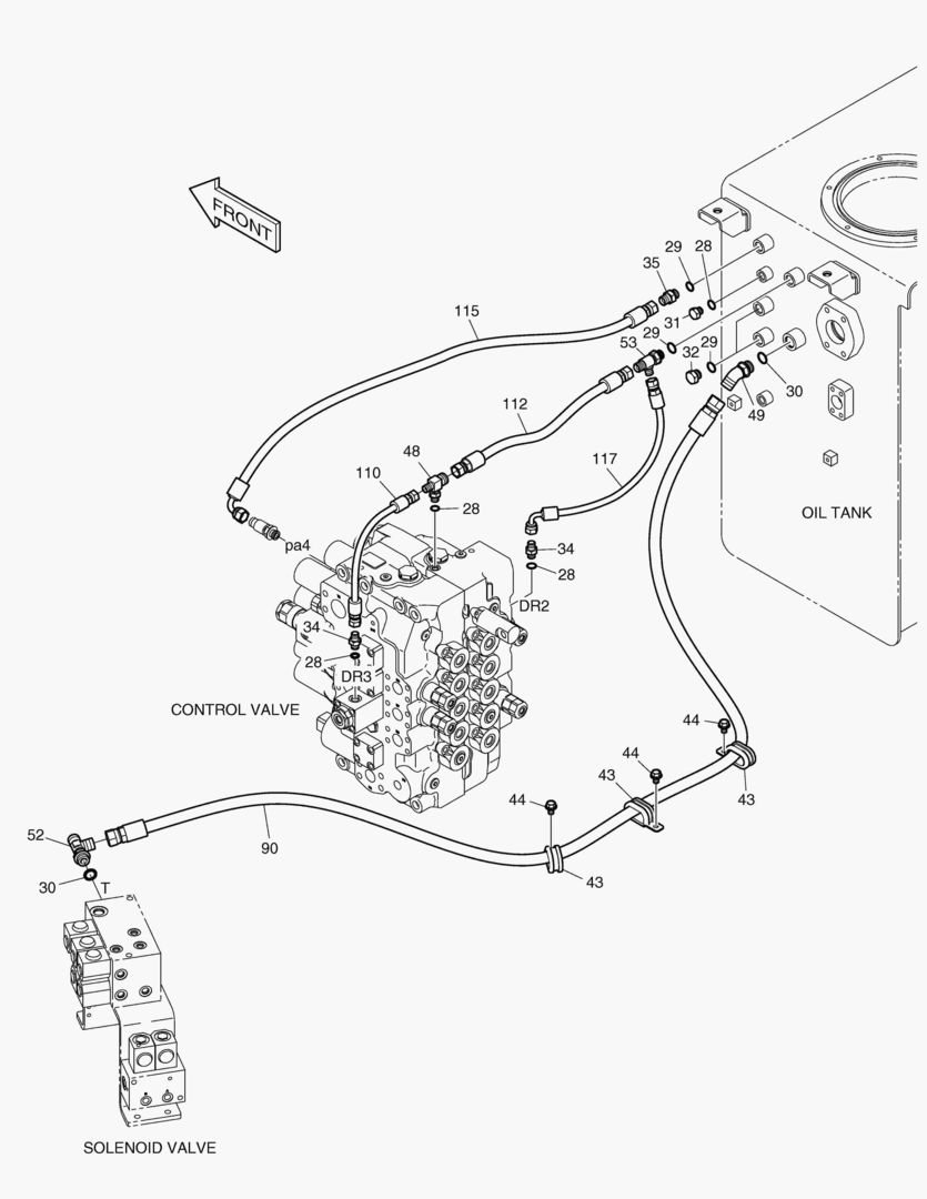 ТРУБОПРОВОД СЕРВОУПРАВЛЕНИЯ(5)