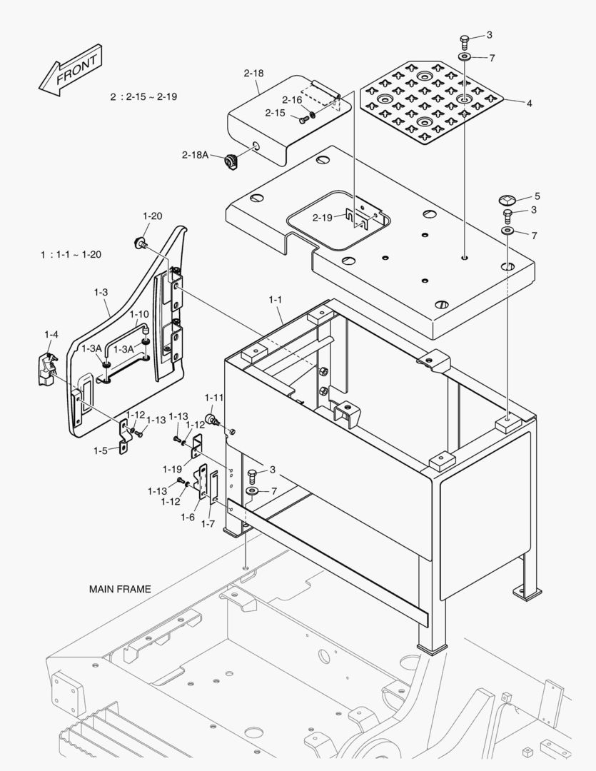 1710 UREA TANK COVER
