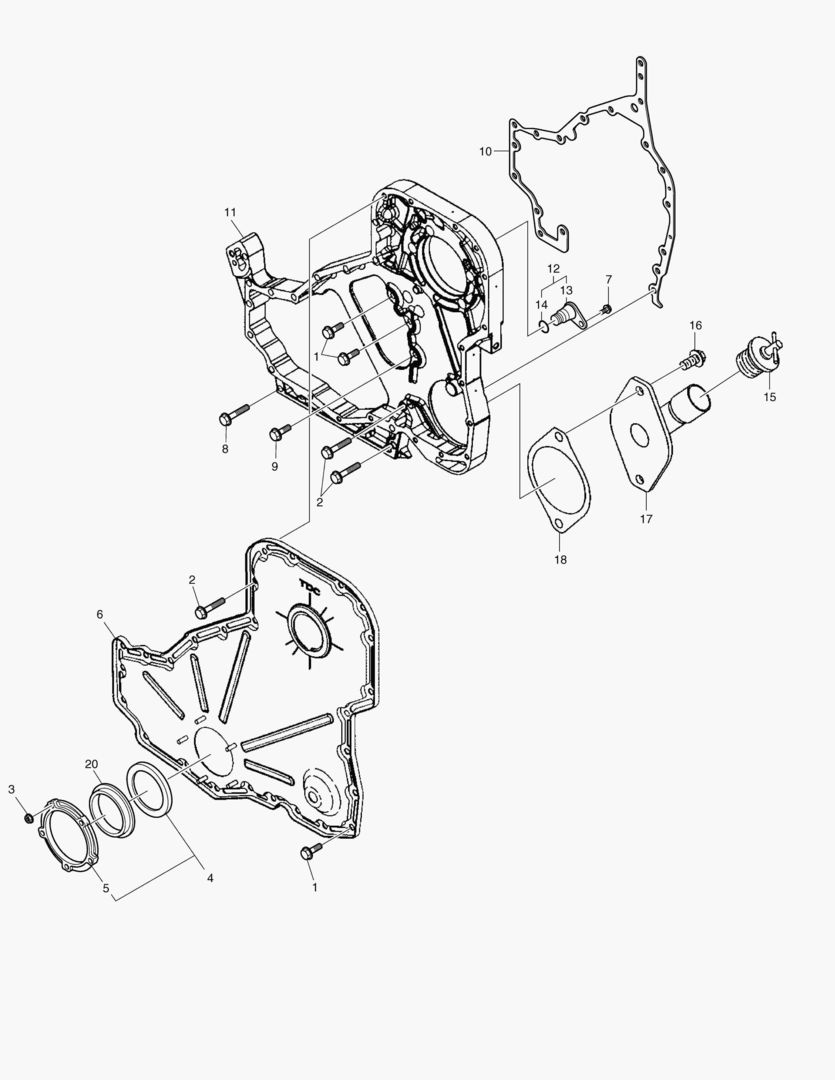 КАРТЕР РАСПРЕДЕЛИТЕЛЬНЫХ ШЕСТЕРЕН