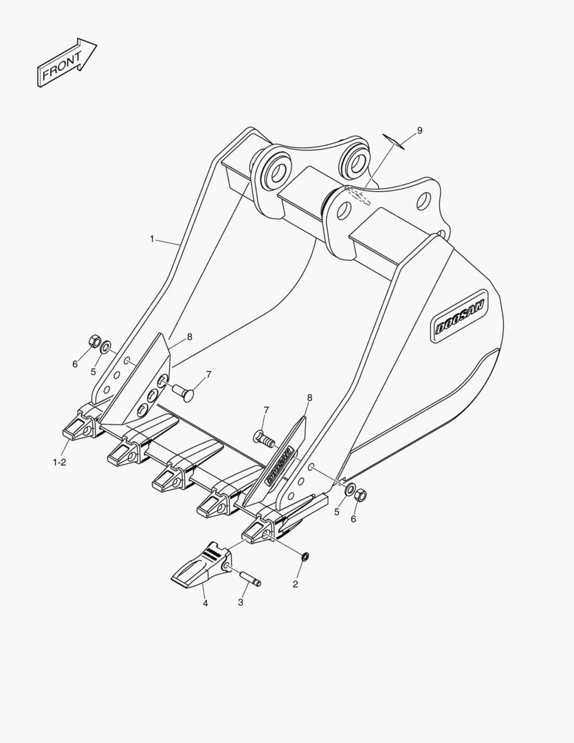 7510 BUCKET ASSВґY - 0.51mВі - G CLASS