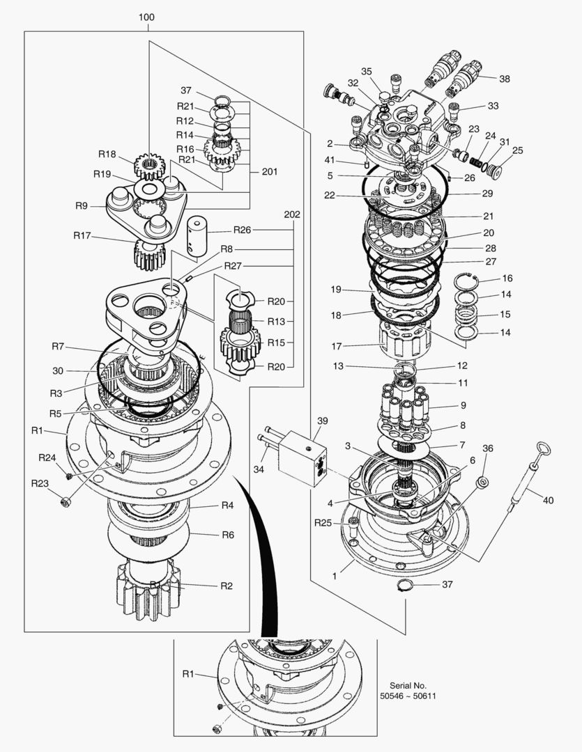 4121 SWING MOTOR [50546~]