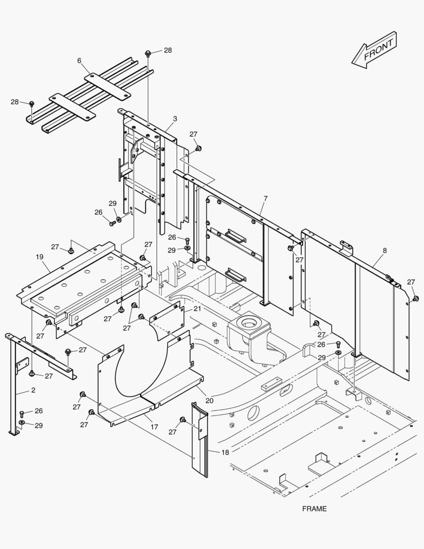 1650 SUPPORT & BAFFLE(2)