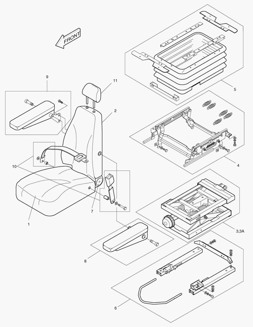 1546 SEAT-EXCEPT EUROPE & U.S.A [751~]